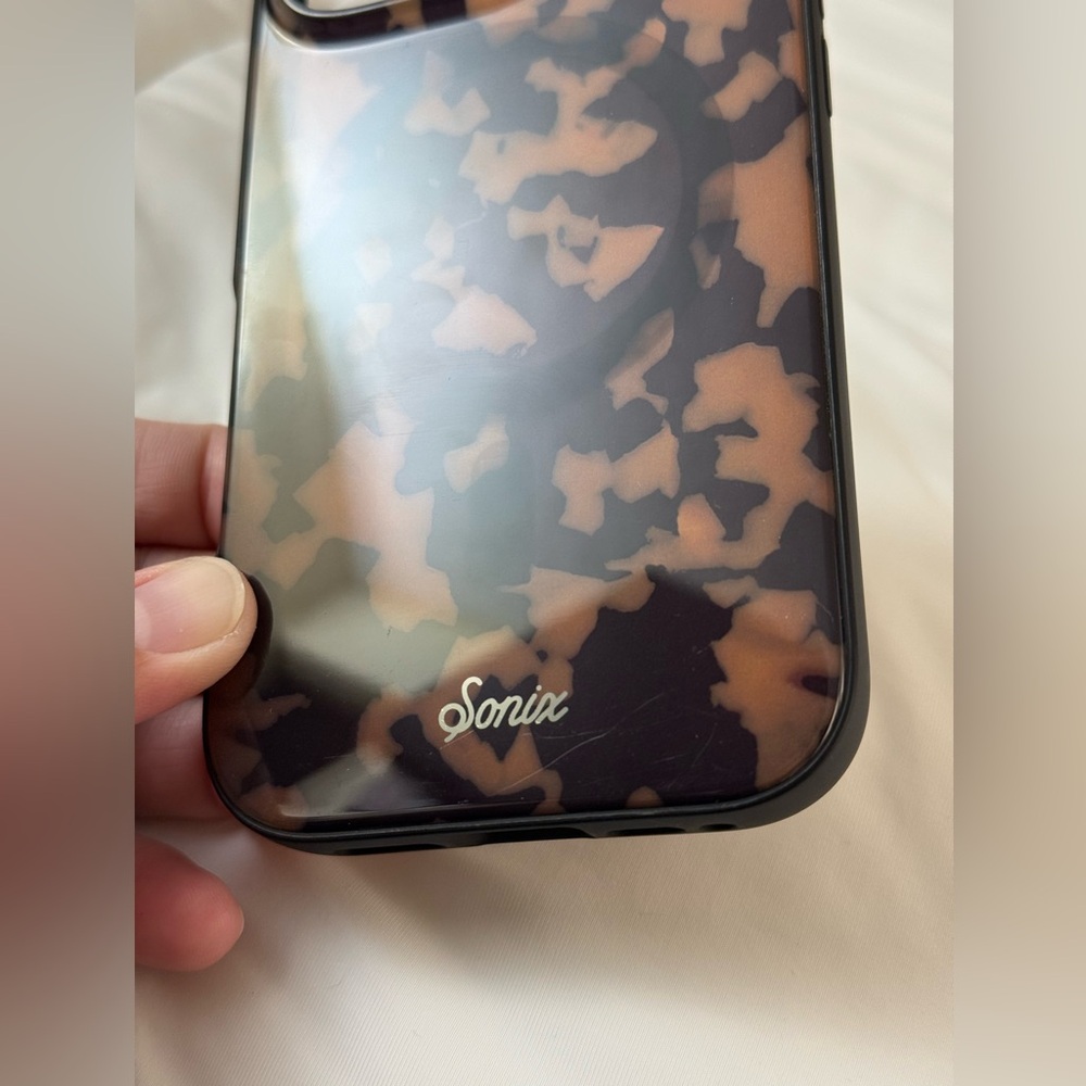 Sonix Tortoise Shell Brown Tort iPhone 16 Pro Case - Picture 5 of 5